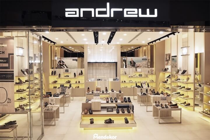 Thiết Kế Shop Giày Andrew