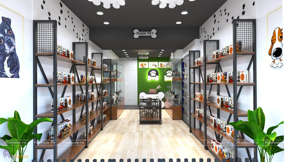 Thiết Kế Shop Thú Cưng Pugk Pet