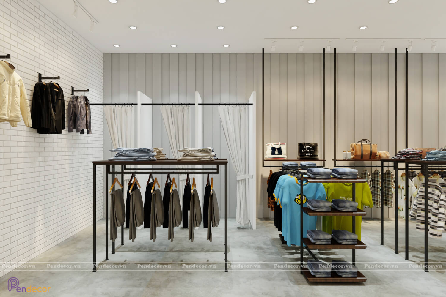 Thiết Kế Cửa Hàng Thời Trang Nam Lay Menwear