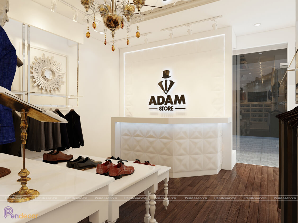 Thiết Kế Cửa Hàng Thời Trang Nam Adamstore Biên Hòa