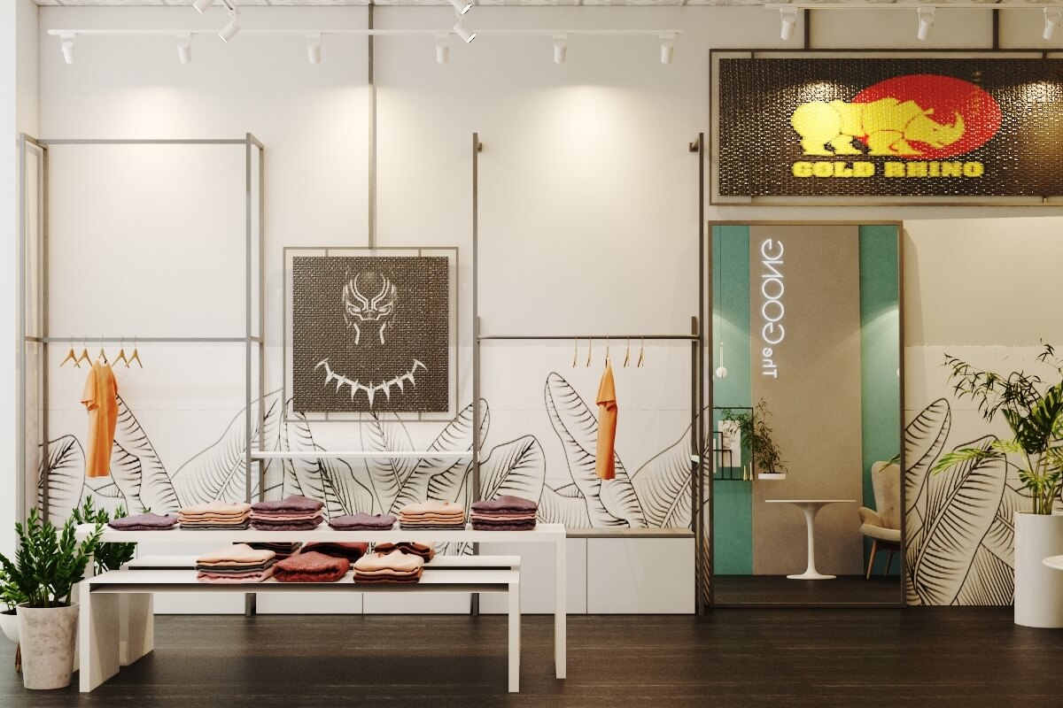 Thiết Kế Shop Thời Trang Nam The Goong