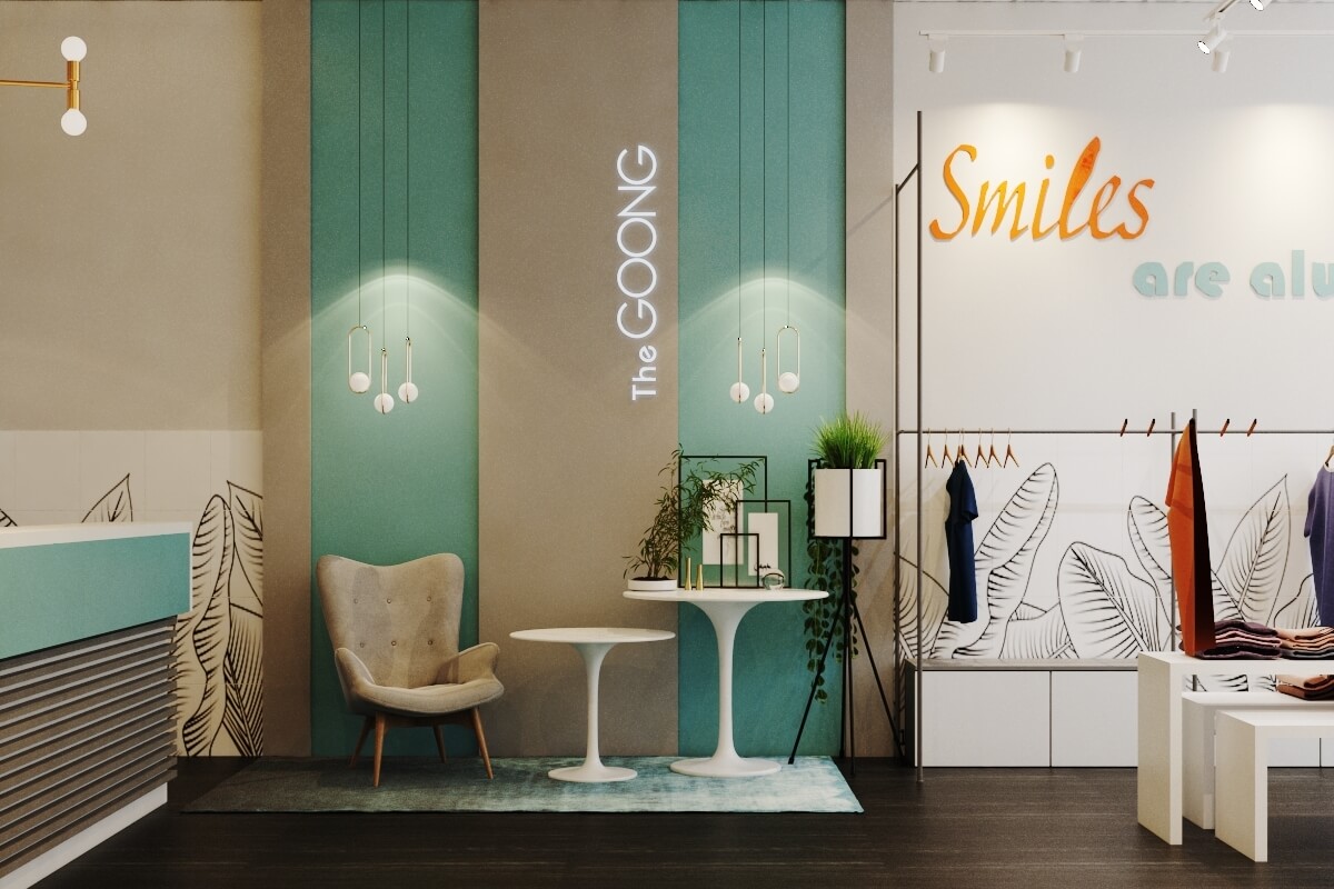 Thiết Kế Shop Thời Trang Nam The Goong