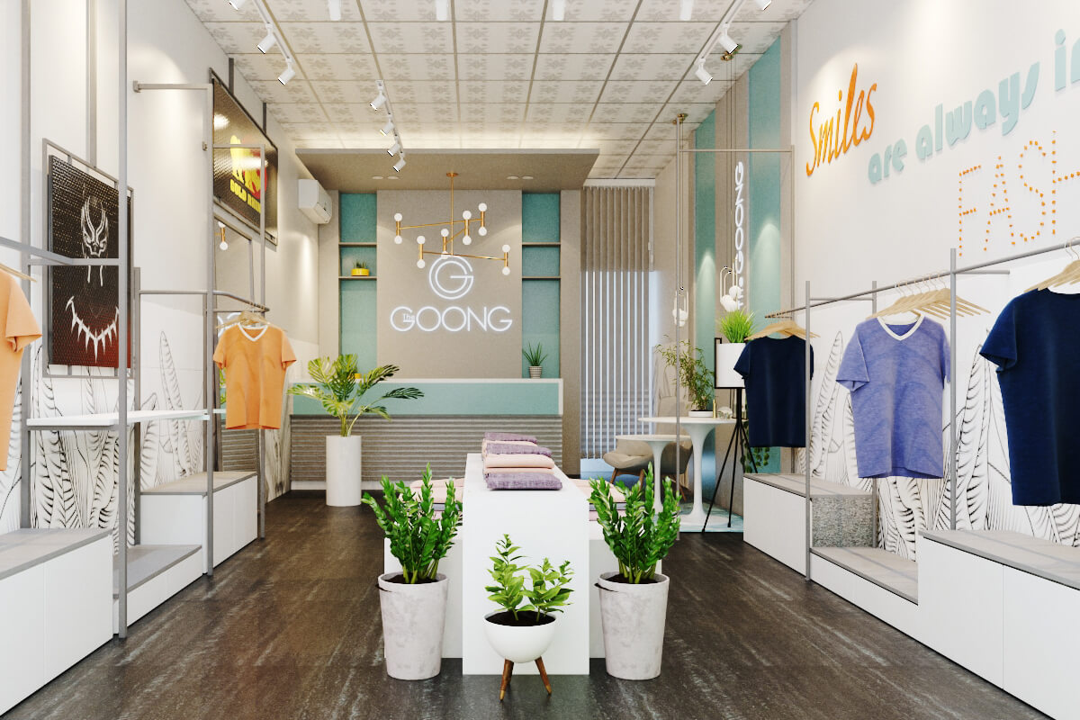 Thiết Kế Shop Thời Trang Nam The Goong