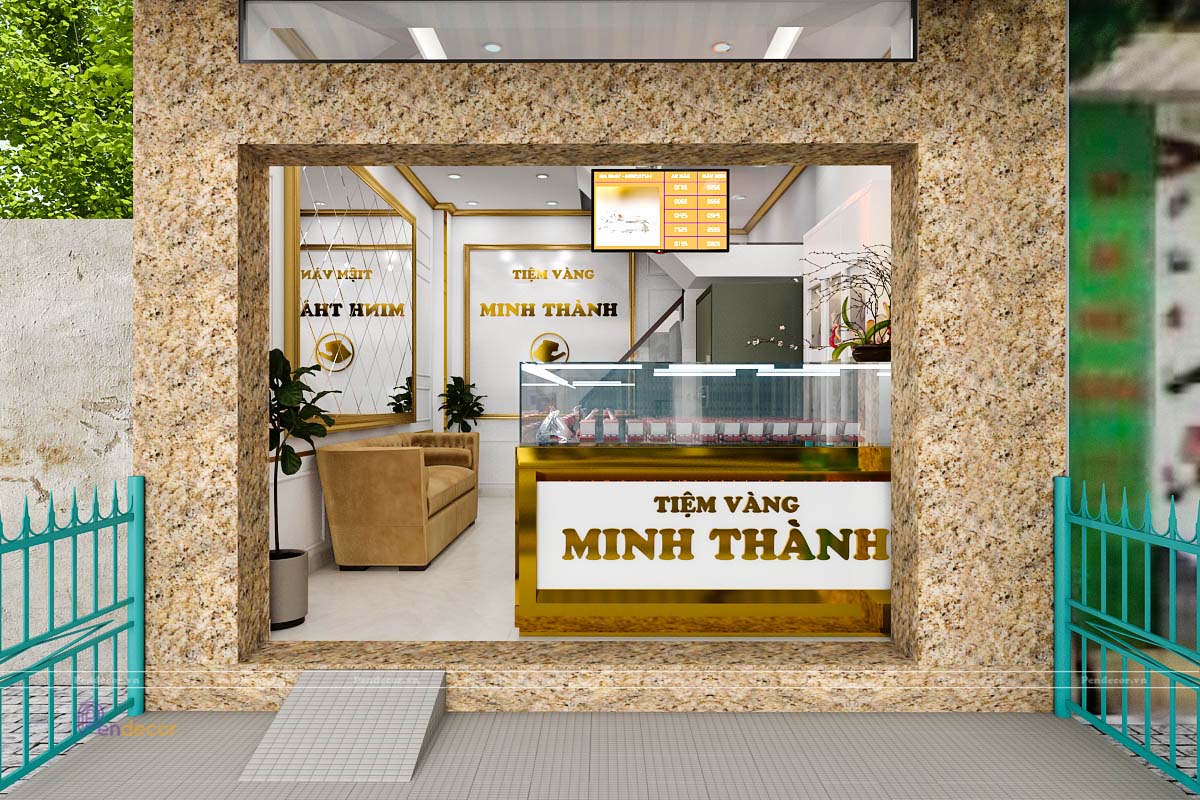 Thiết Kế Tiệm Vàng Minh Thành