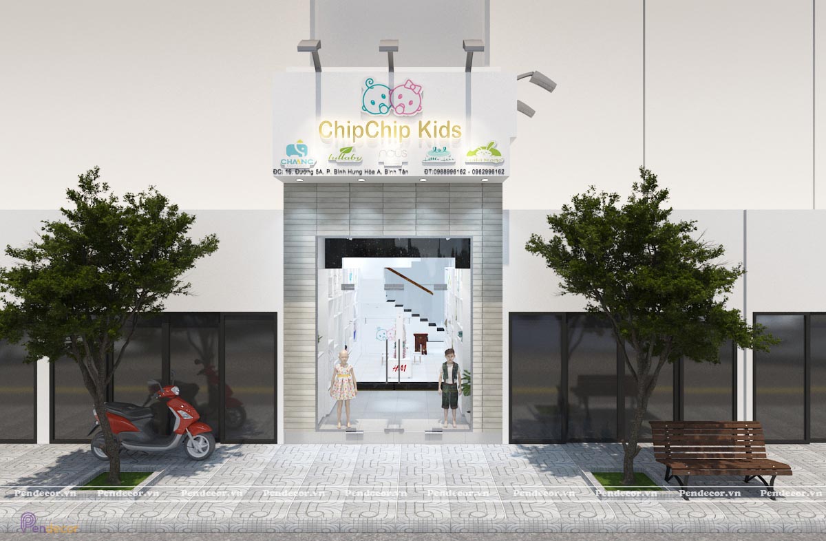 Thiết Kế Shop Trẻ Em ChipChip Kids