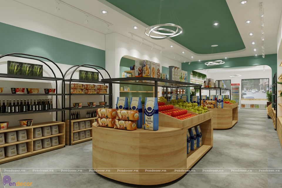 Thiết Kế Siêu Thị Thực Phẩm Sạch