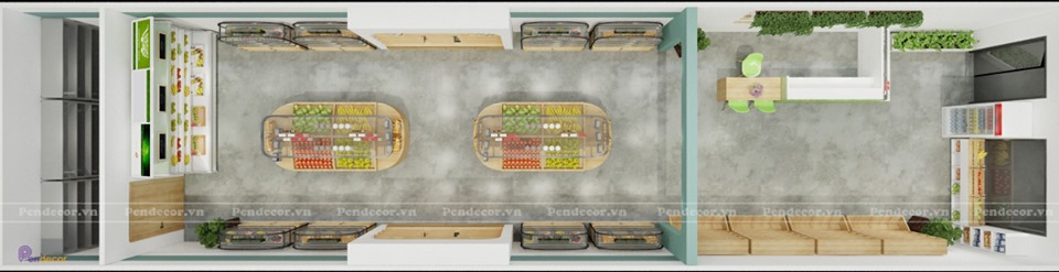 Thiết Kế Siêu Thị Thực Phẩm Sạch