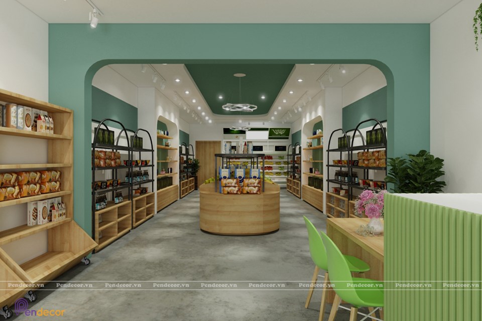 Thiết Kế Siêu Thị Thực Phẩm Sạch