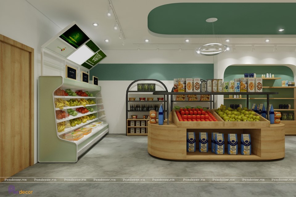 Thiết Kế Siêu Thị Thực Phẩm Sạch