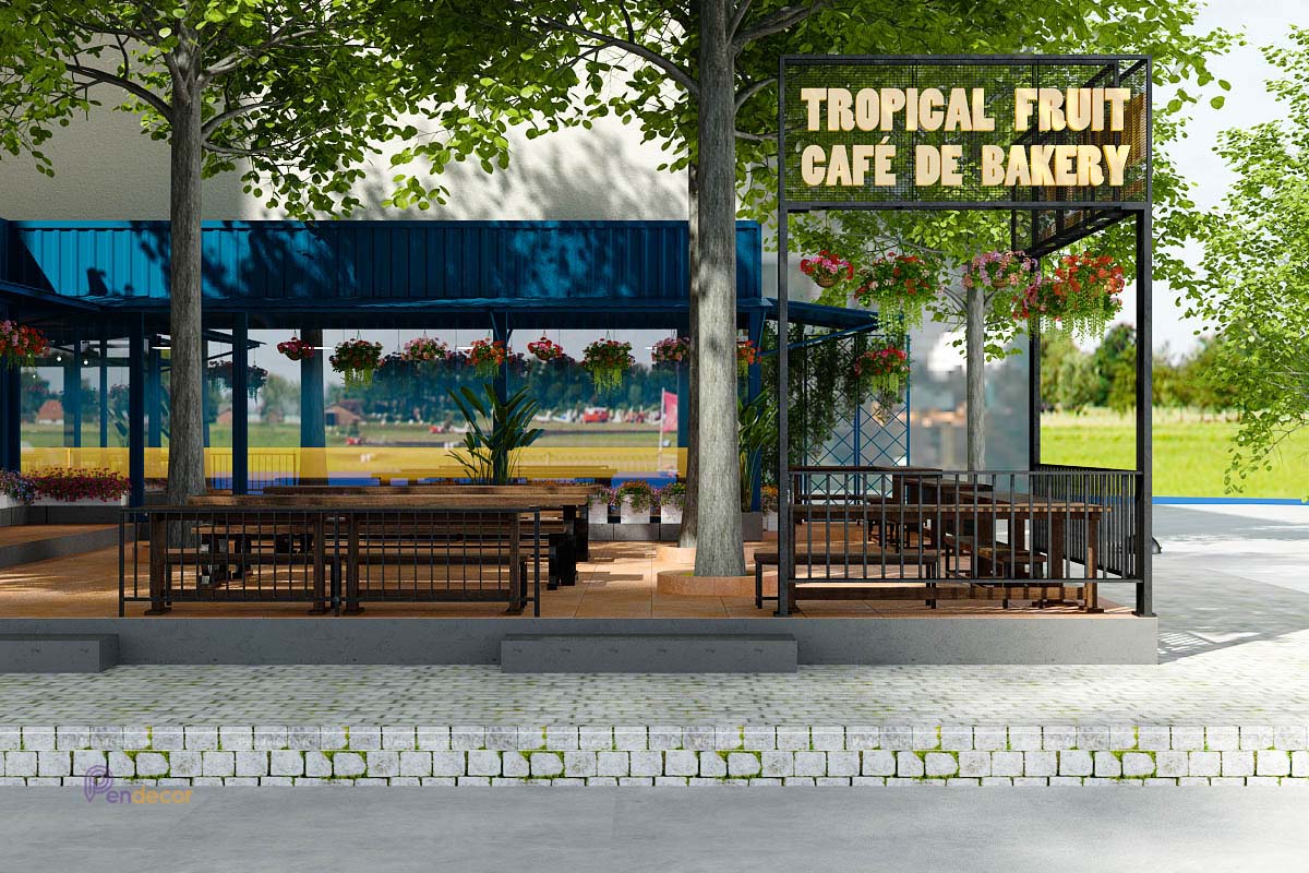 Thiết Kế Quán Cafe Tropical Quận 7