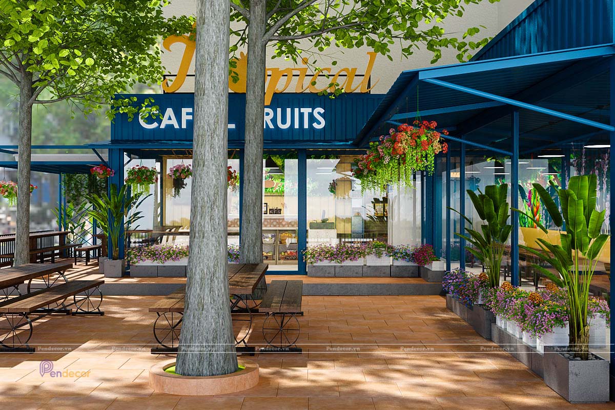 Thiết Kế Quán Cafe Tropical Quận 7