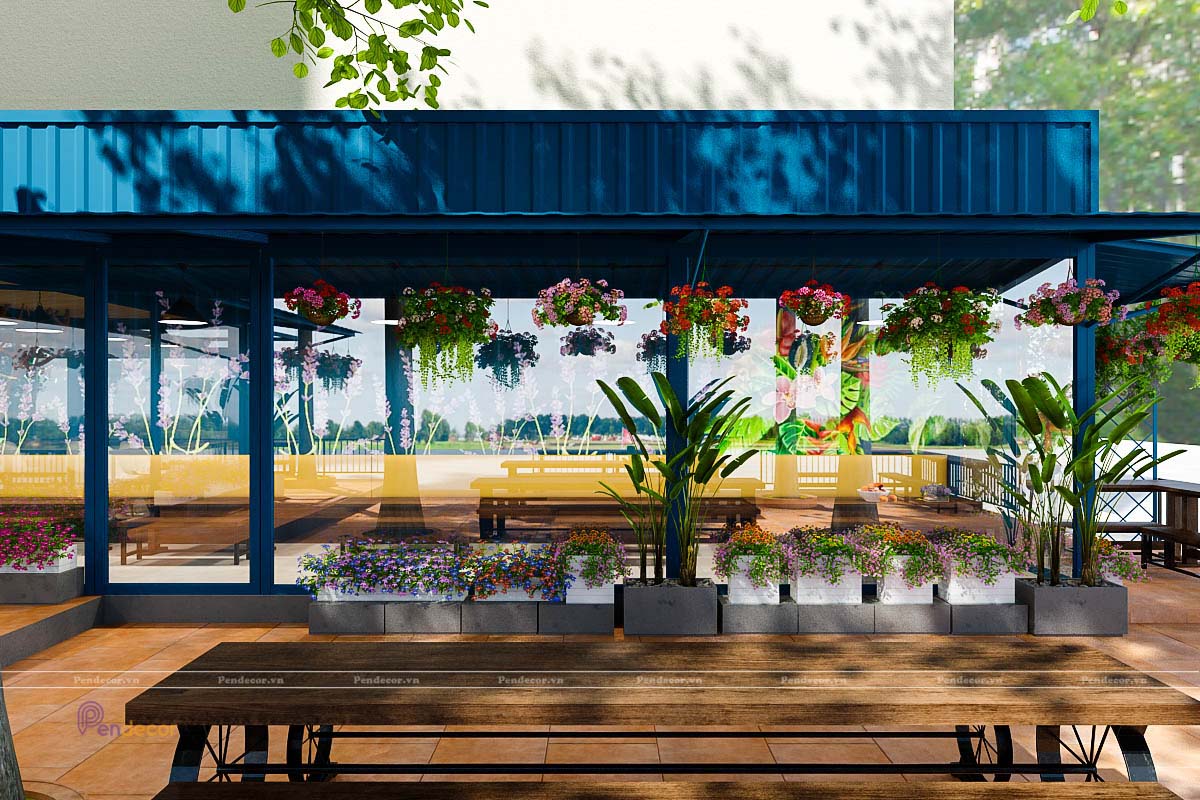 Thiết Kế Quán Cafe Tropical Quận 7