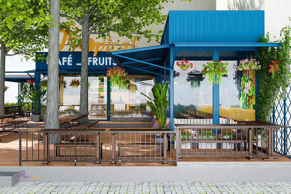 Thiết Kế Quán Cafe Tropical Quận 7
