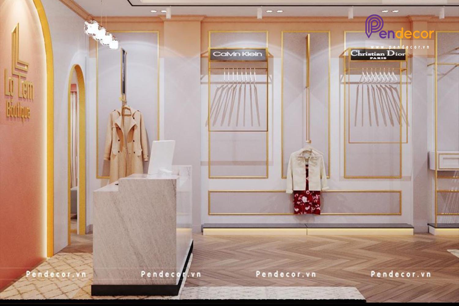 Thiết Kế Cửa Hàng Thời Trang Nữ Lọ Lem Boutique - Quận 5