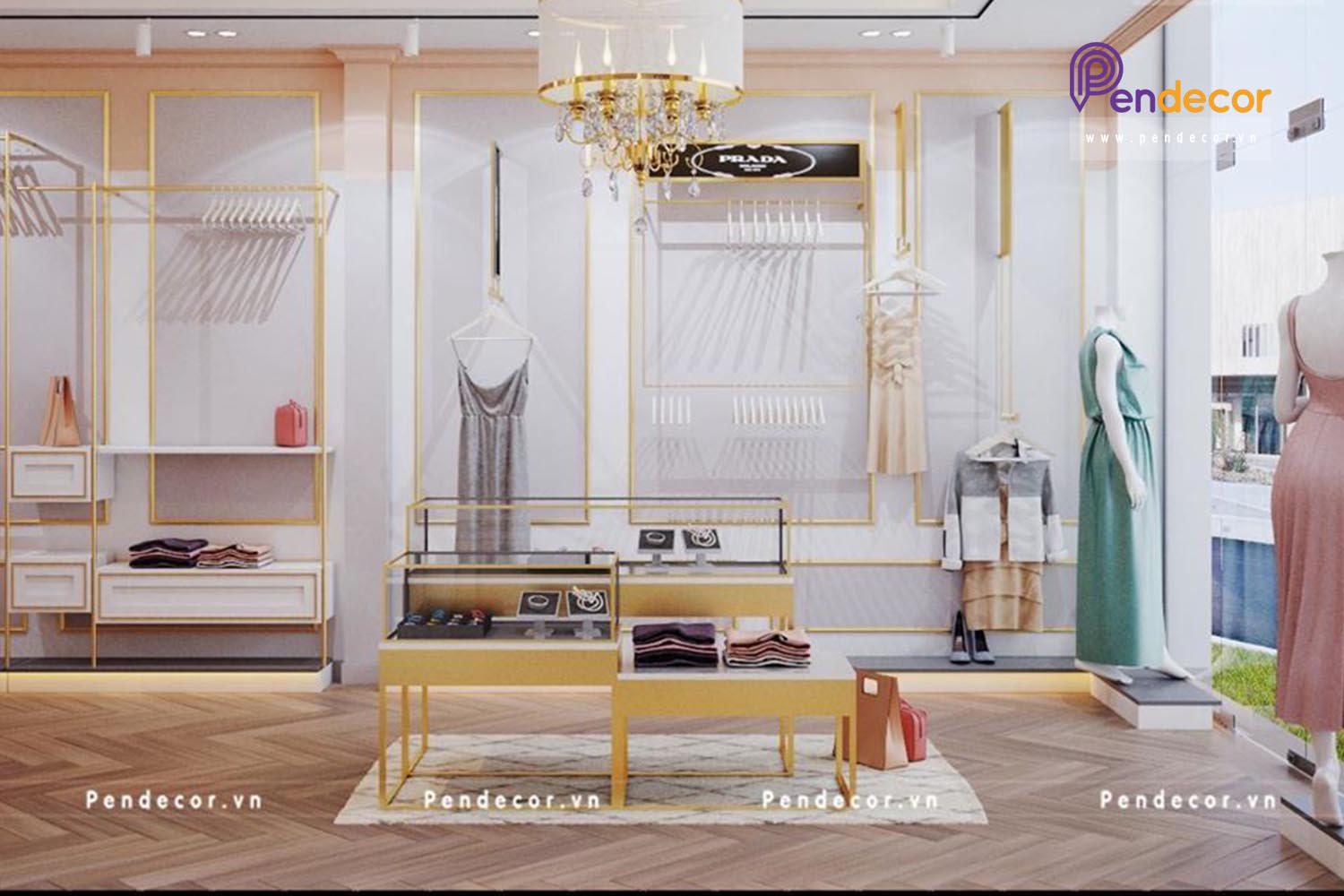 Thiết Kế Cửa Hàng Thời Trang Nữ Lọ Lem Boutique - Quận 5