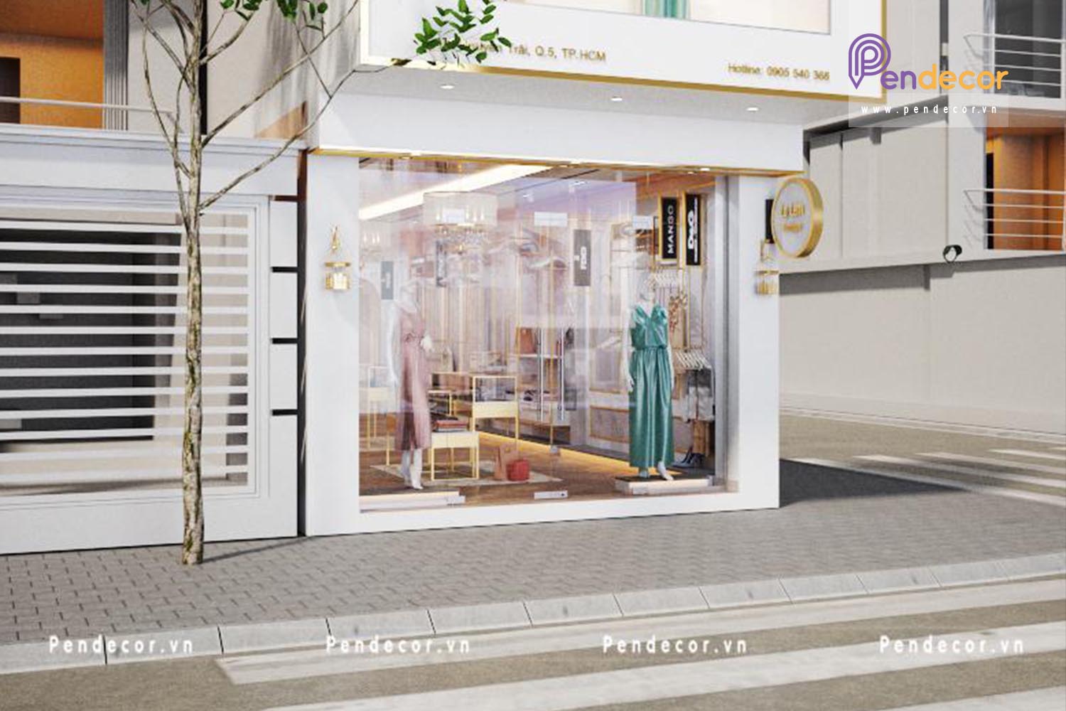 Thiết Kế Cửa Hàng Thời Trang Nữ Lọ Lem Boutique - Quận 5