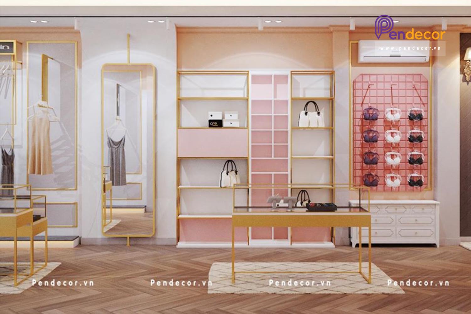 Thiết Kế Cửa Hàng Thời Trang Nữ Lọ Lem Boutique - Quận 5