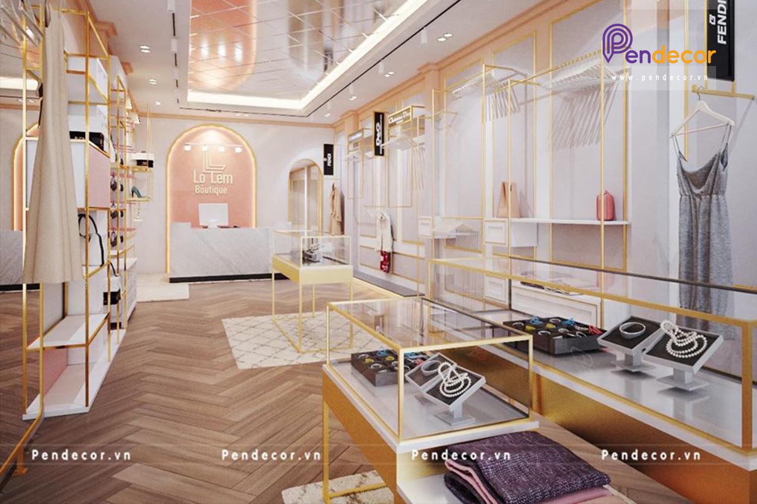 Thiết Kế Cửa Hàng Thời Trang Nữ Lọ Lem Boutique - Quận 5