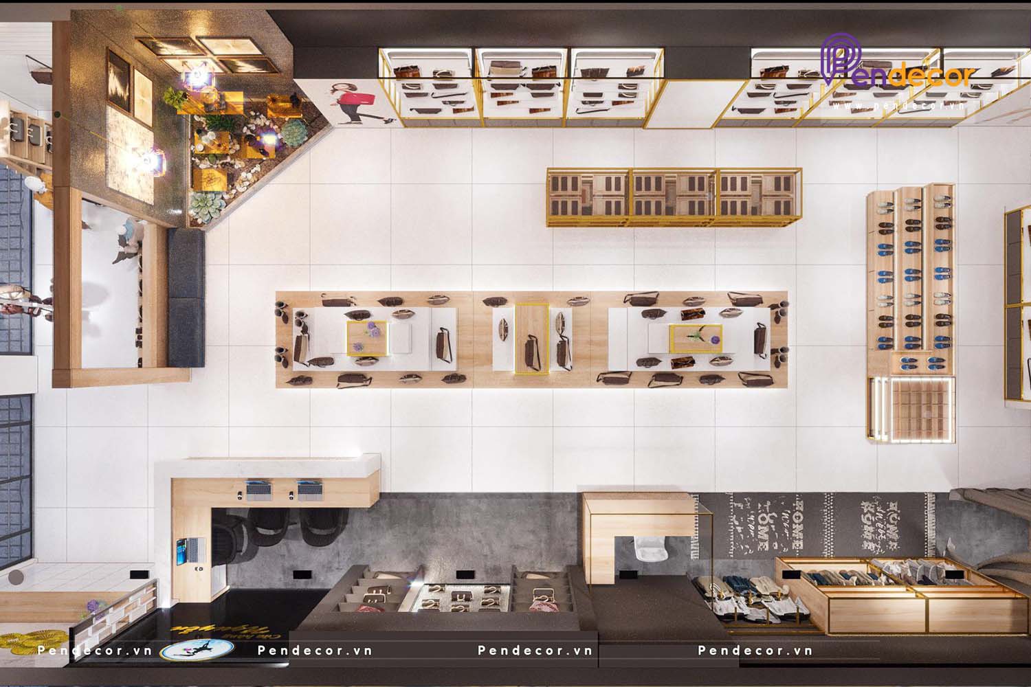 Thiết Kế Cửa Hàng Thời Trang Túi Xách Nữ - Nguyễn