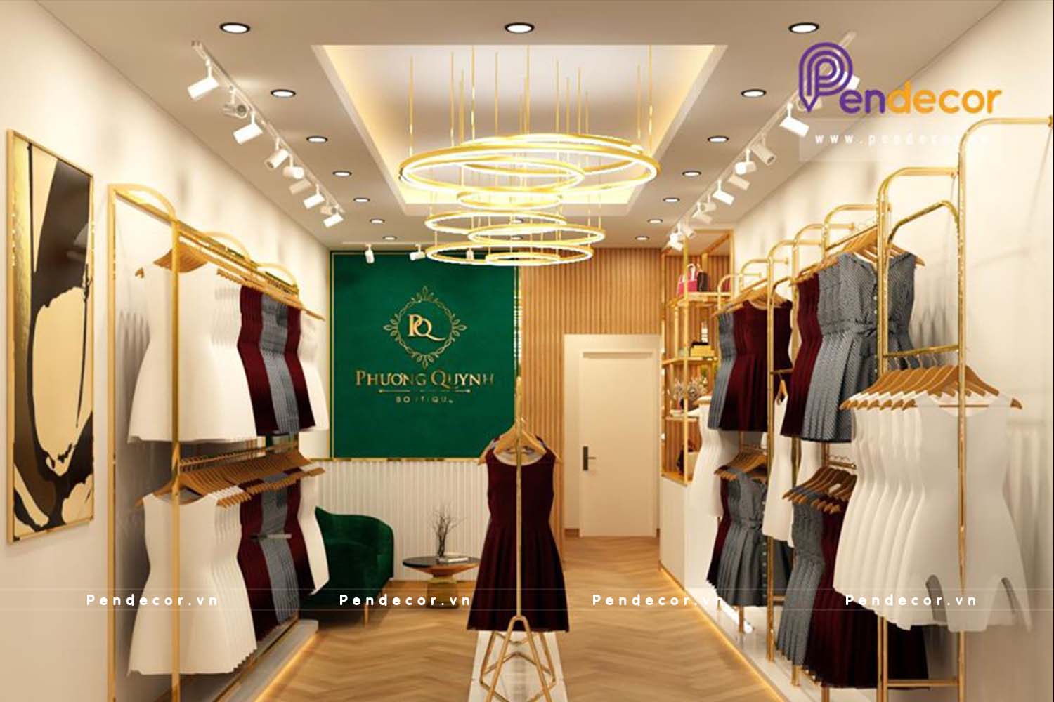 Thiết kế Shop Thời Trang Nữ Phương Quỳnh Boutique - Quy Nhơn
