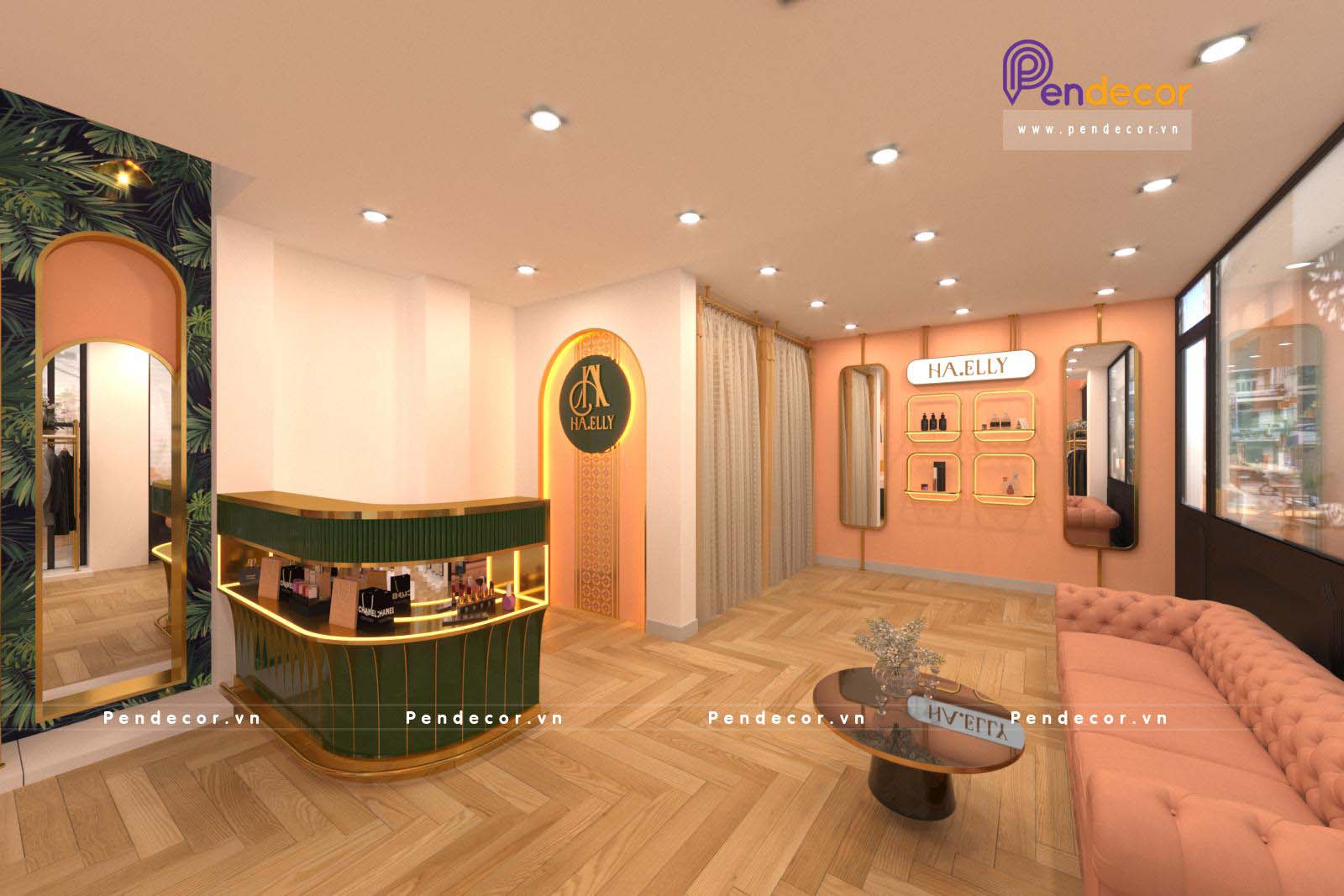 Thiết Kế Shop Thời Trang Nữ HAELLY