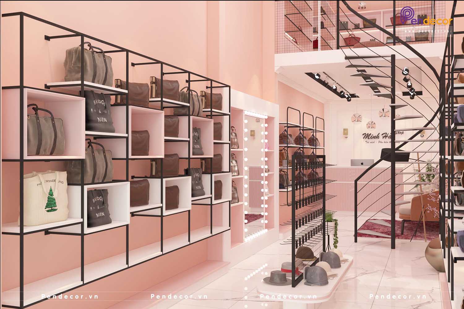 Thiết Kế Cửa Hàng Túi Xách Minh Hà - Gò Vấp