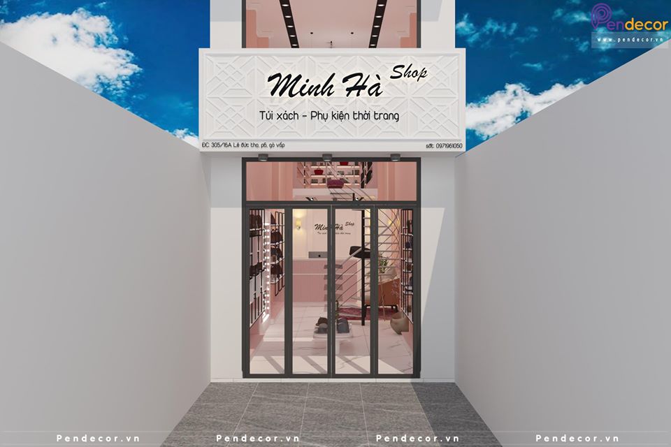 Thiết Kế Cửa Hàng Túi Xách Minh Hà - Gò Vấp