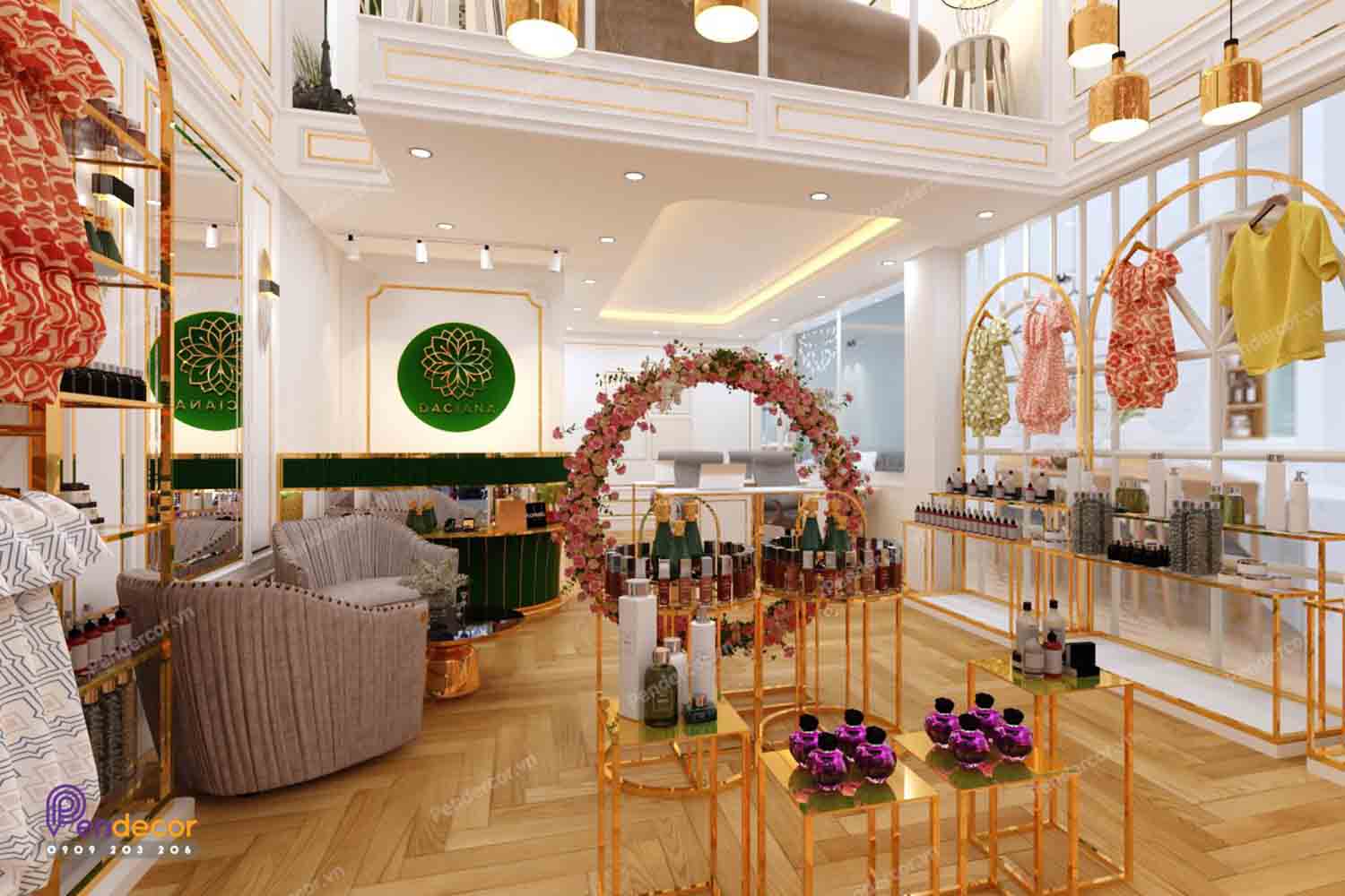 Thiết Kế Shop Thời Trang Nữ DACIANA