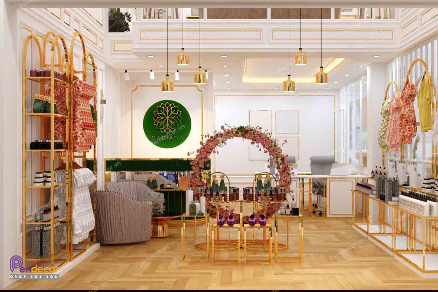 Thiết Kế Shop Thời Trang Nữ DACIANA