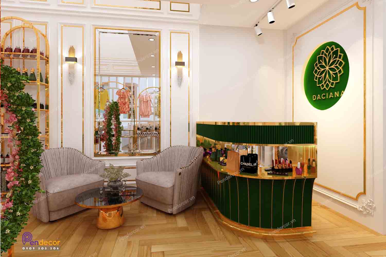 Thiết Kế Shop Thời Trang Nữ DACIANA