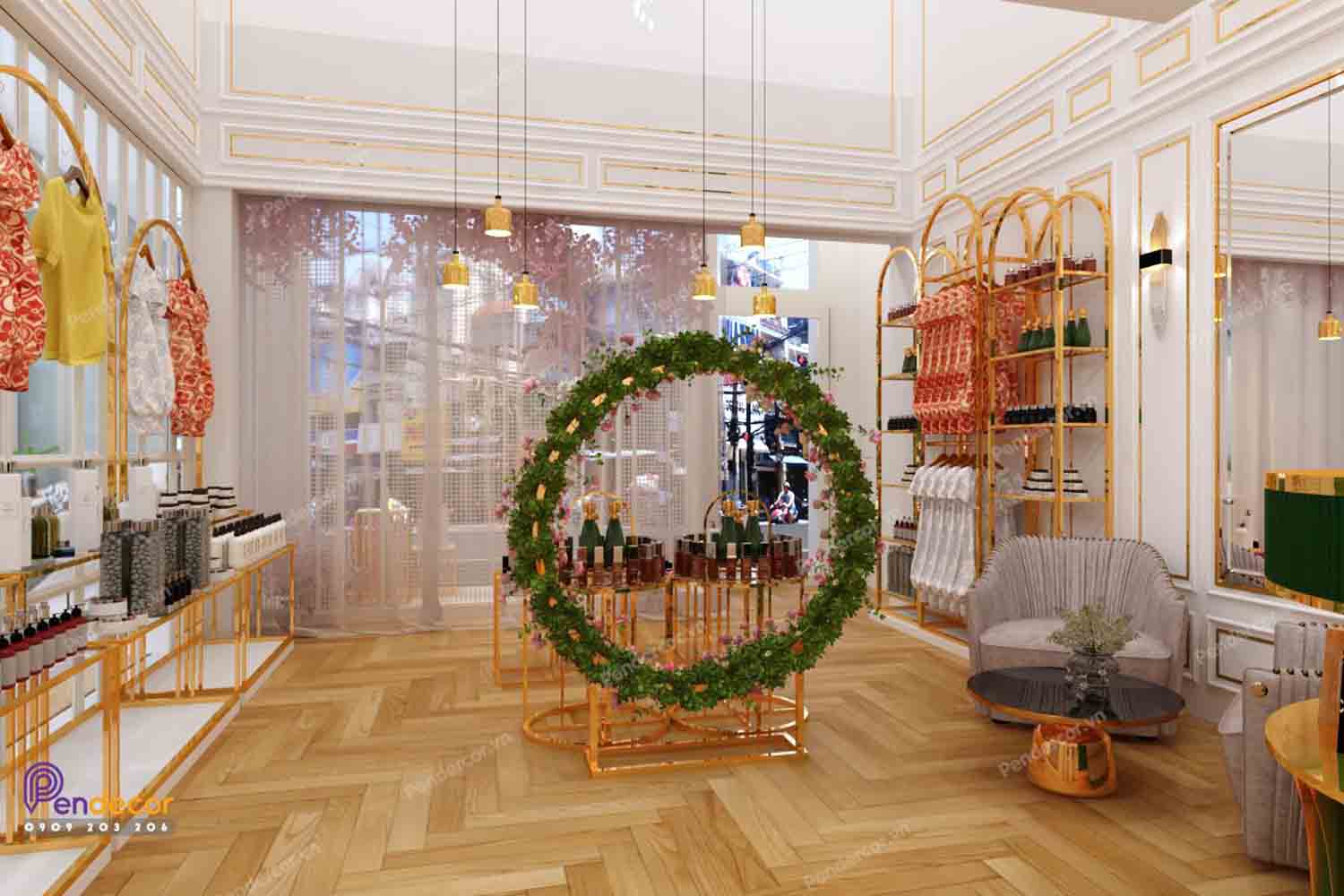 Thiết Kế Shop Thời Trang Nữ DACIANA