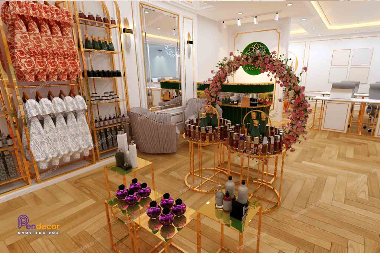 Thiết Kế Shop Thời Trang Nữ DACIANA