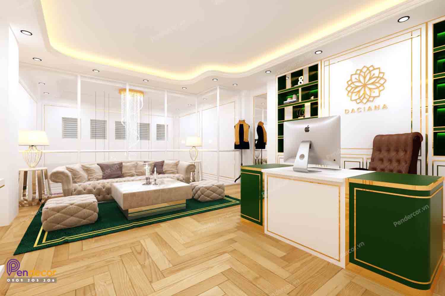 Thiết Kế Shop Thời Trang Nữ DACIANA