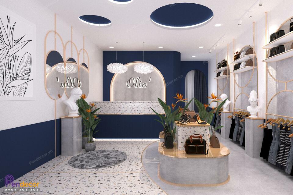 Thiết Kế Shop Thời Trang Nữ Olin