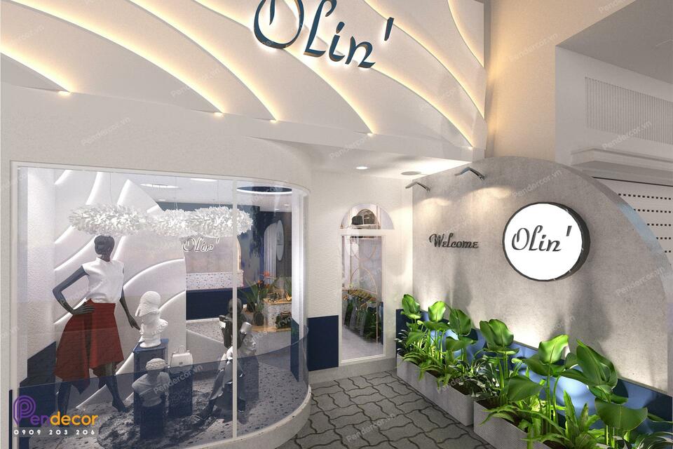 Thiết Kế Shop Thời Trang Nữ Olin