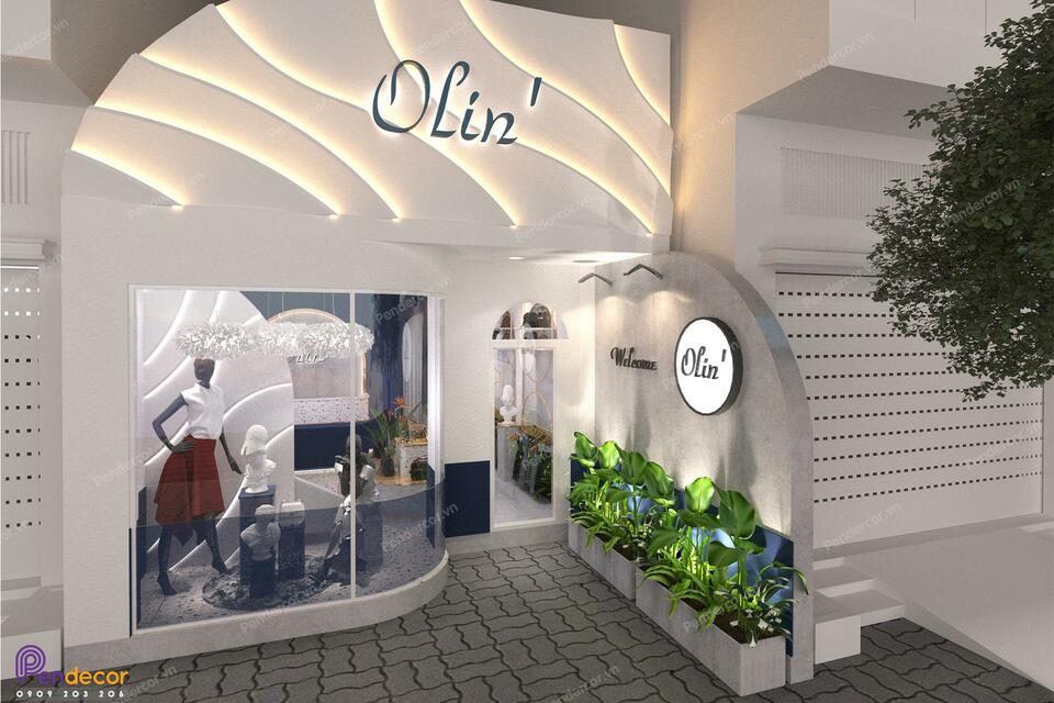 Thiết Kế Shop Thời Trang Nữ Olin