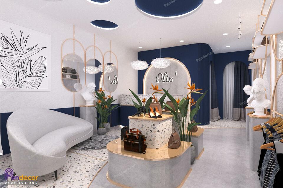 Thiết Kế Shop Thời Trang Nữ Olin