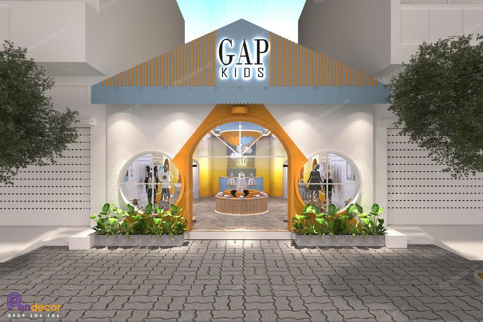 Thiết Kế Shop Thời Trang Trẻ Em Gap