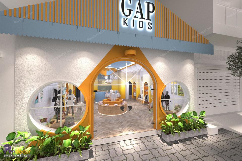 Thiết Kế Shop Thời Trang Trẻ Em Gap