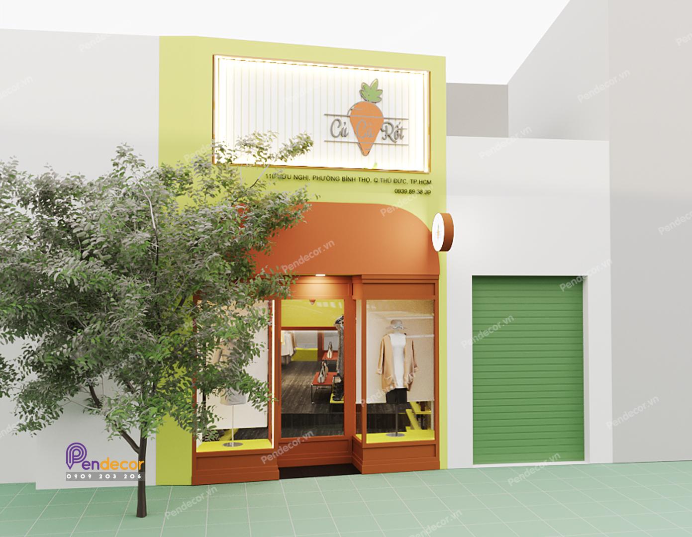 Thiết Kế Shop Thời Trang Nữ Củ Cà Rốt - Thủ Đức