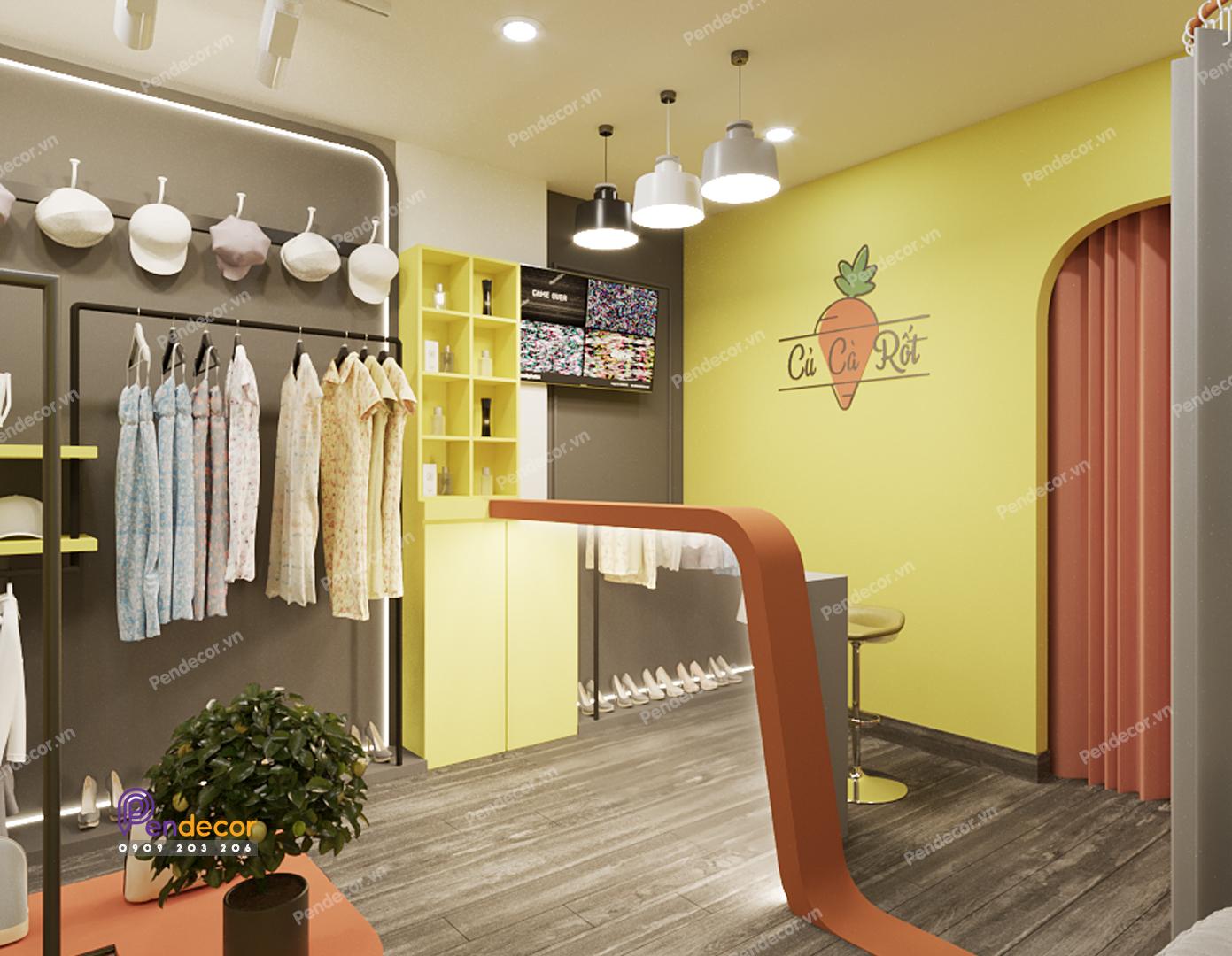 Thiết Kế Shop Thời Trang Nữ Củ Cà Rốt - Thủ Đức