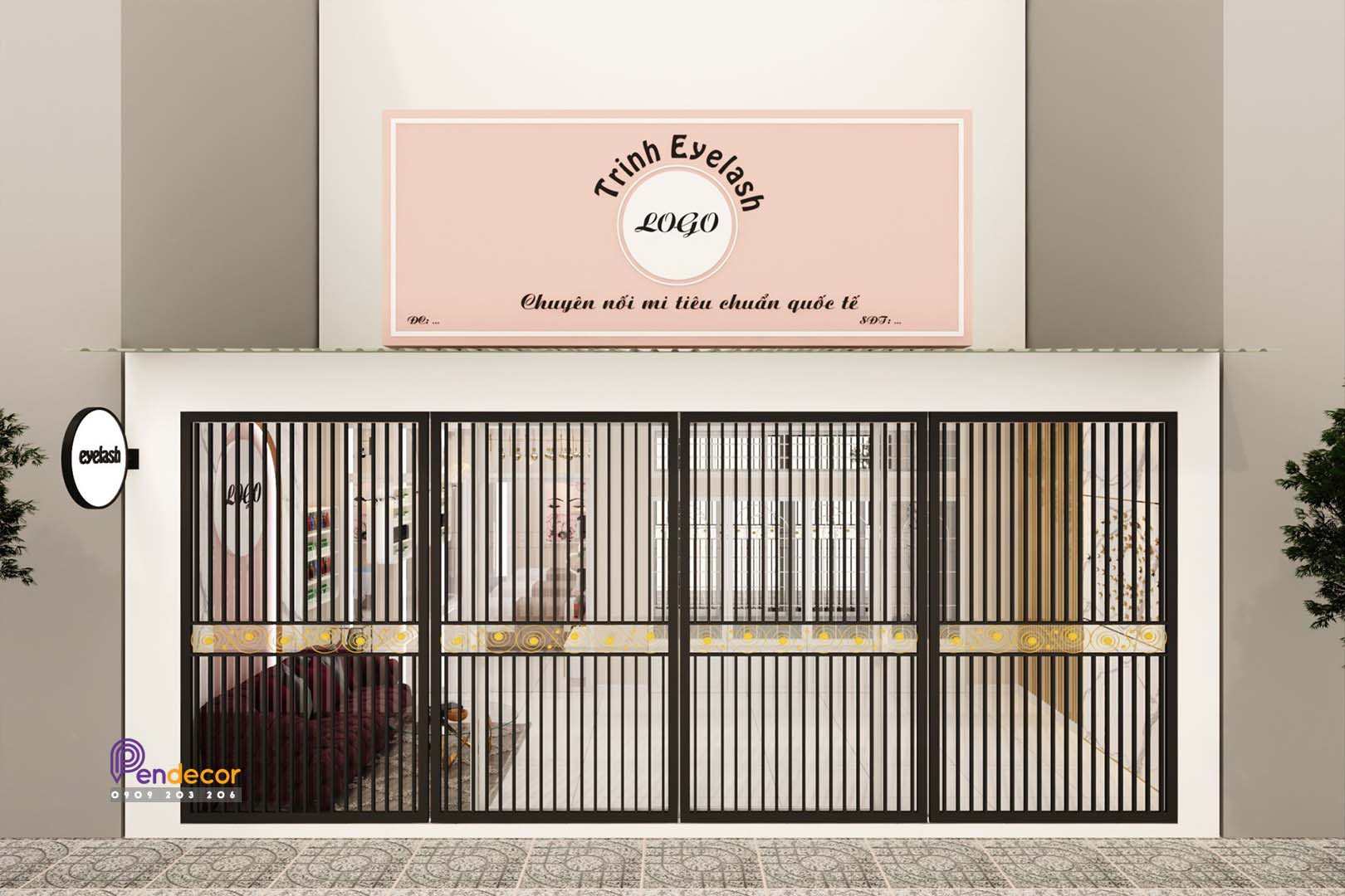 Thiết Kế Shop Nối Mi Trinh Eye Lash