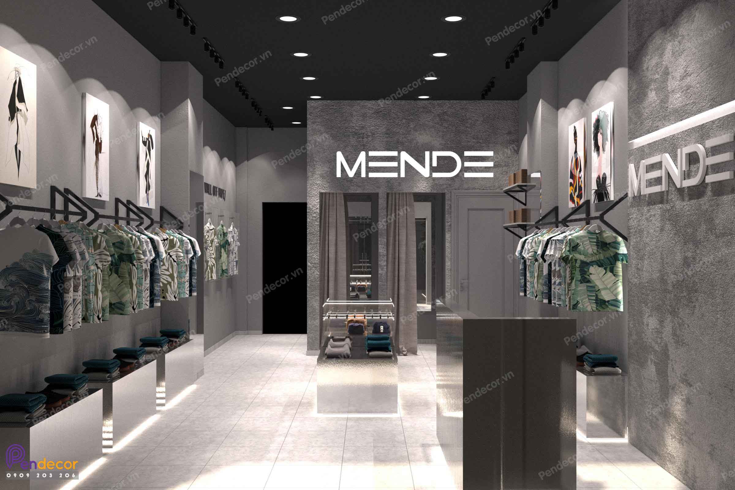 Mende 2 là một trong những thương hiệu thời trang nam được ưa chuộng nhất hiện nay. Và nếu bạn đang có kế hoạch mở một cửa hàng thời trang nam thì việc thiết kế shop thời trang nam Mende 2 chắc chắn sẽ mang đến cho bạn một không gian bán hàng tuyệt vời. Với những sản phẩm chất lượng cùng phong cách thiết kế độc đáo, khách hàng của bạn sẽ không thể bỏ qua cửa hàng này.