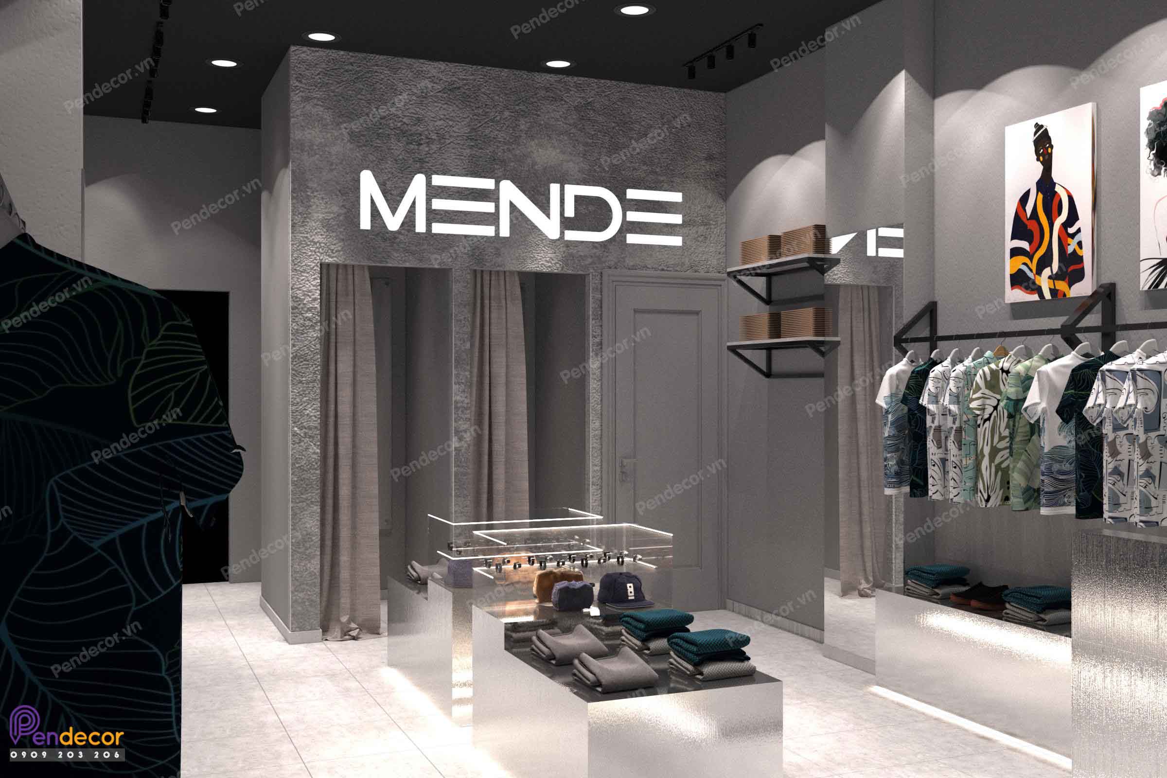 Thiết Kế Shop Thời Trang Nam Mende 2 - Quận 10