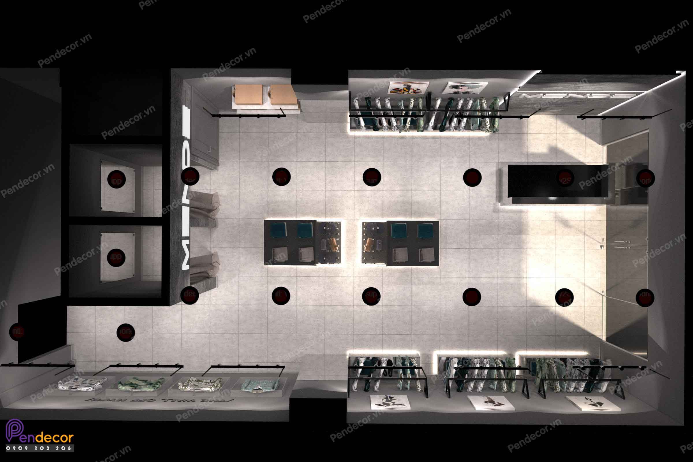 Thiết Kế Shop Thời Trang Nam Mende 2 - Quận 10