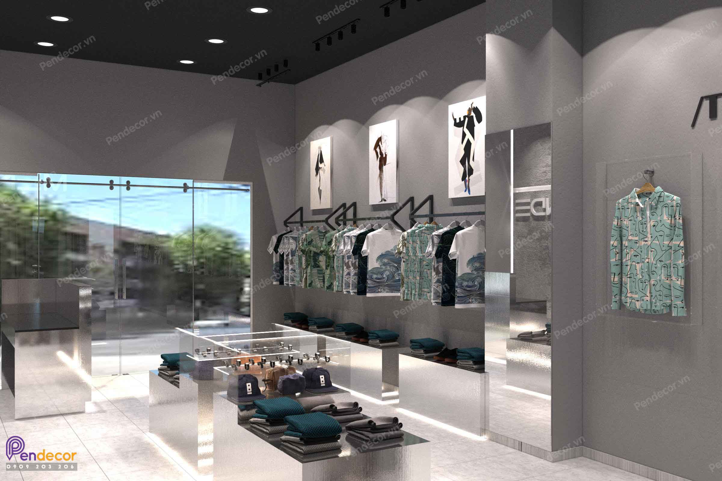Thiết Kế Shop Thời Trang Nam Mende 2 - Quận 10