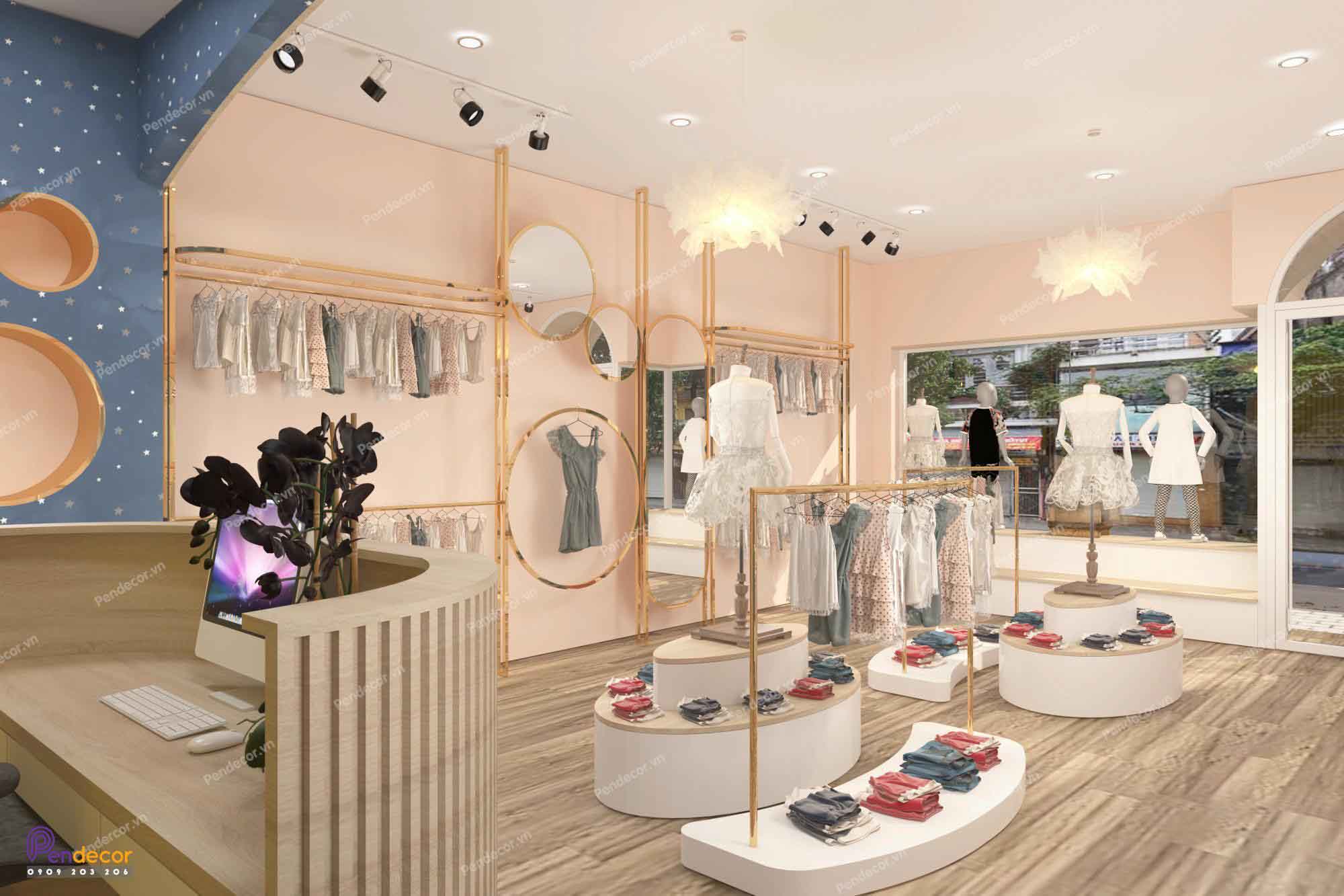 Thiết Kế Shop Thời Trang Trẻ Em Anne