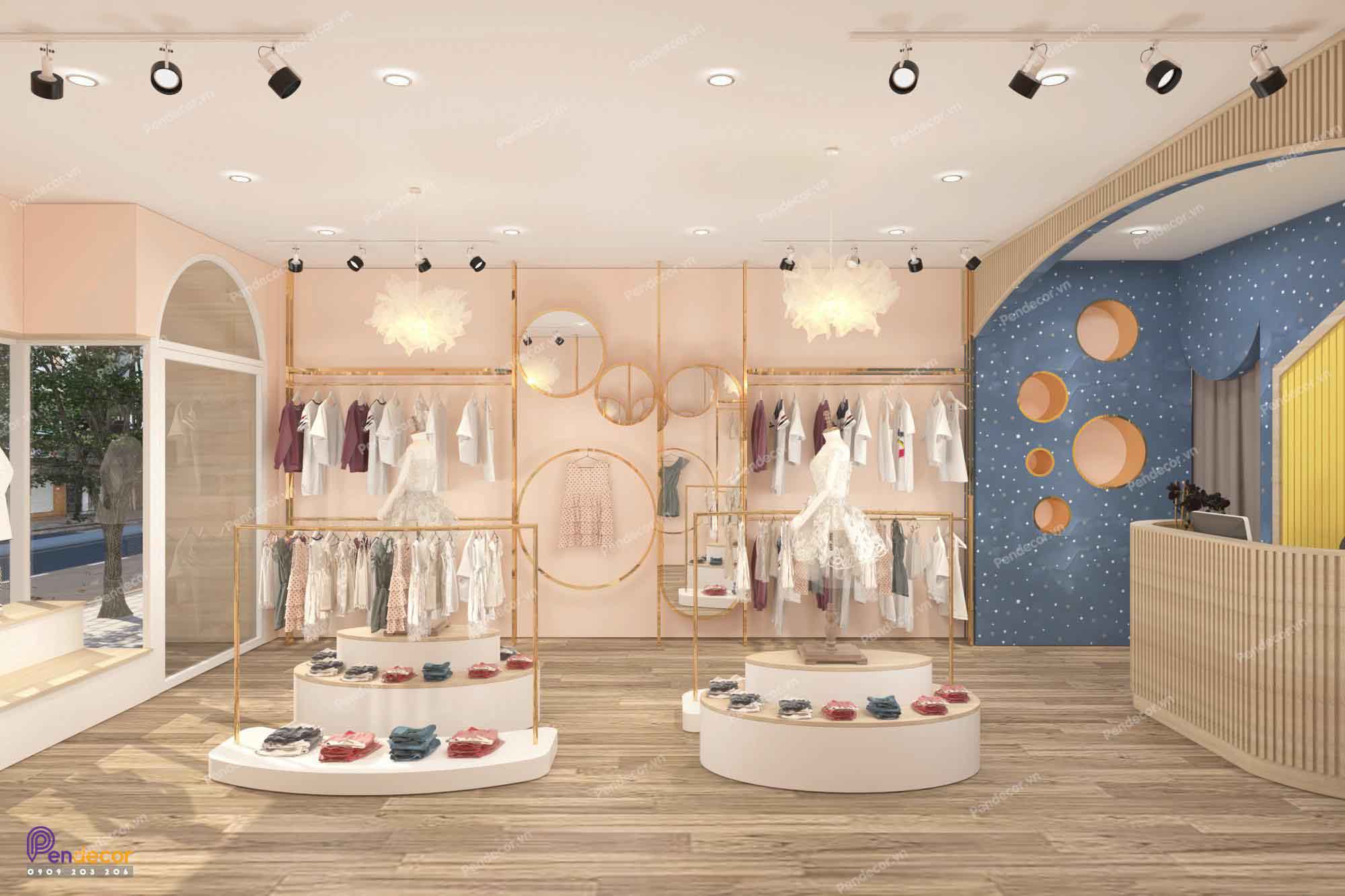 Thiết Kế Shop Thời Trang Trẻ Em Anne