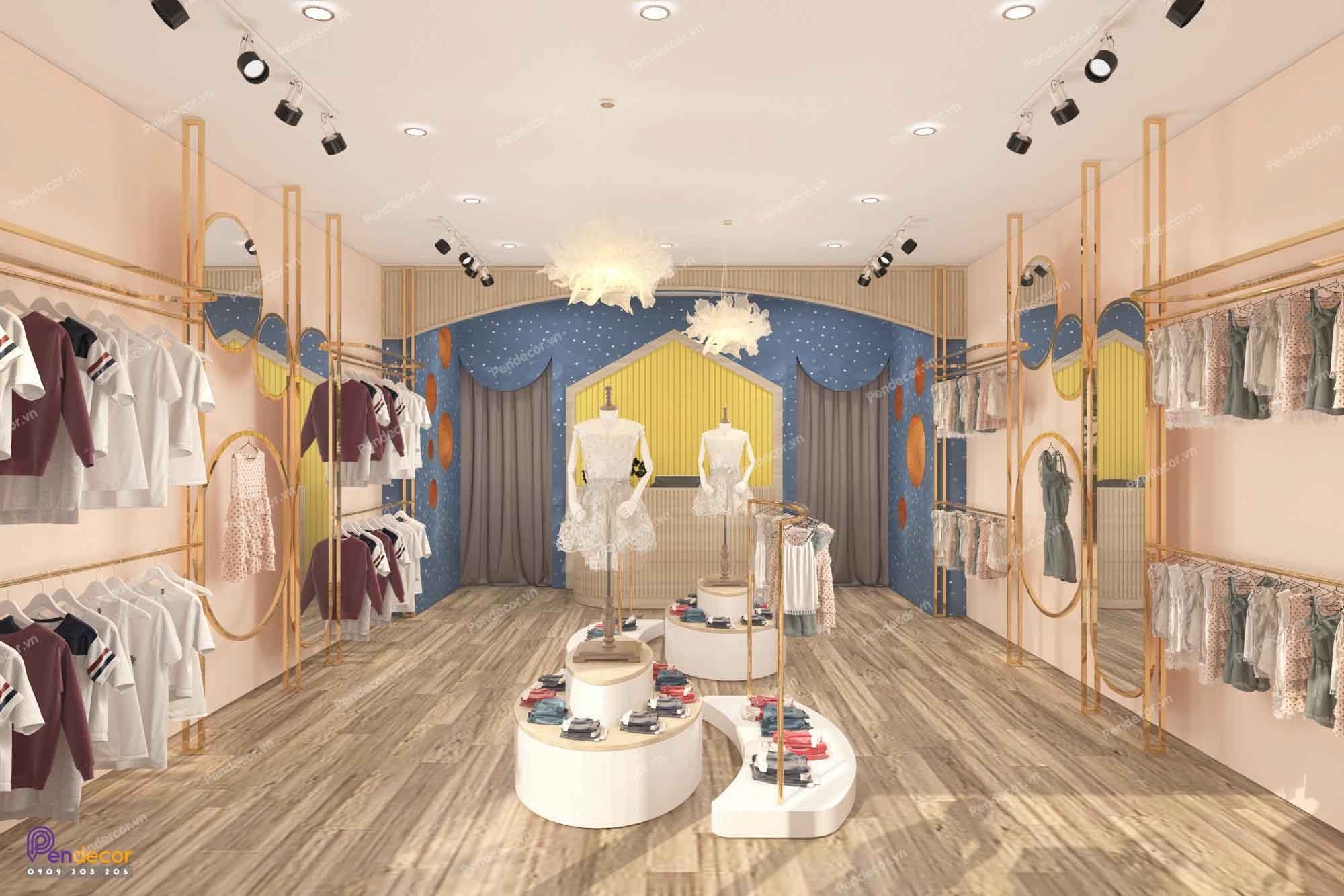 Thiết Kế Shop Thời Trang Trẻ Em Anne