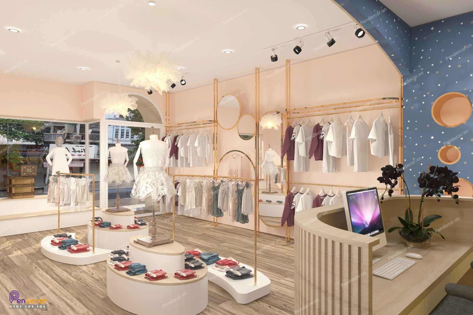 Thiết Kế Shop Thời Trang Trẻ Em Anne